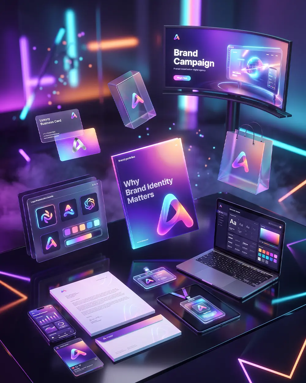 Why brand identity matters: highlighting logo design, business branding, trust building, marketing consistency, and brand recognition services in Chennai.